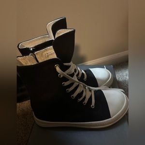 Rick Owens high top shoe